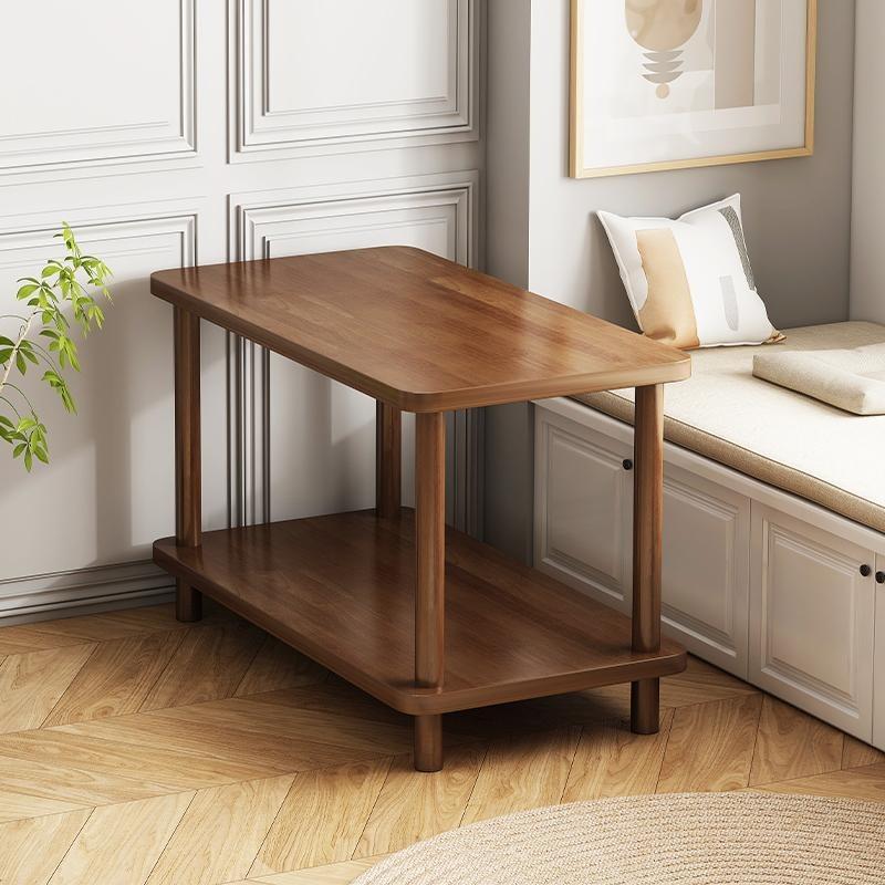 sofa side table side cabinet small apartment household minimalist modern table small coffee table bedroom bedside solid wood small square table