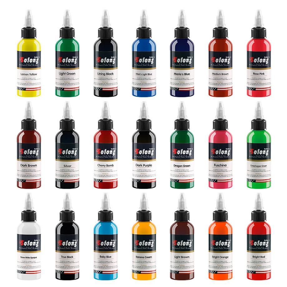 Solong Tattoo Tattoo Pigment 30ml Color Tattoo Pigment Set Tattoo Ink Pigment Tattoo Ink Tattoo Material