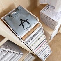 wardrobe storage layered storage artifact dormitory clothes pants storage organizer clothing drawer-type home wardrobe