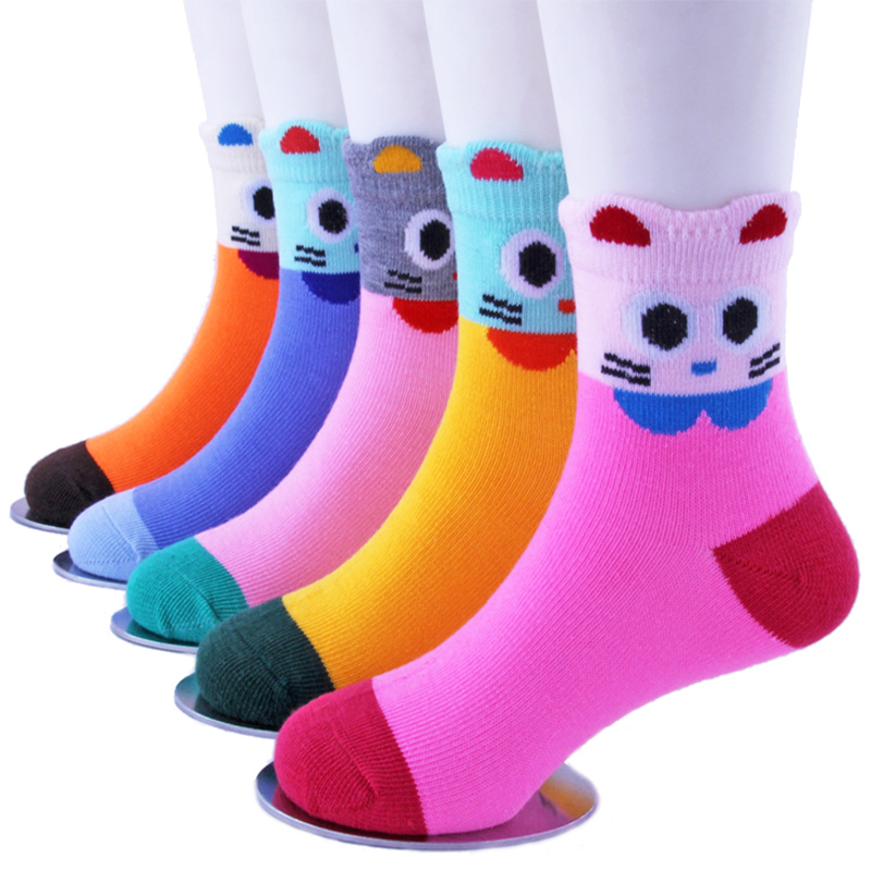 Children's cartoon socks, spring and autumn cotton socks for kids, autumn and winter cotton socks for boys and girls, mid-calf children's socks Application Scenario