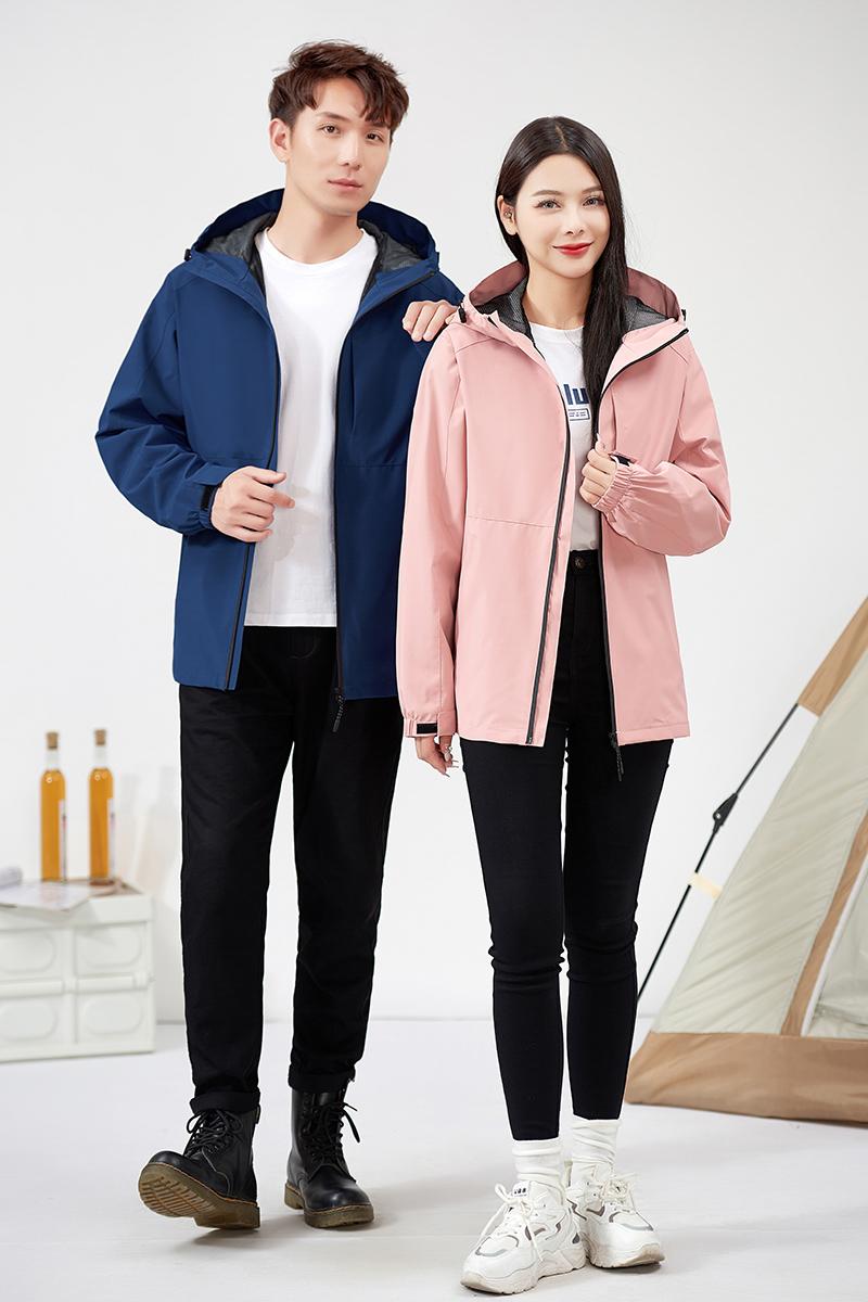 Autumn and winter new outdoor comfortable solid color thin mesh lining down jacket DX-6988-2 Item Picture