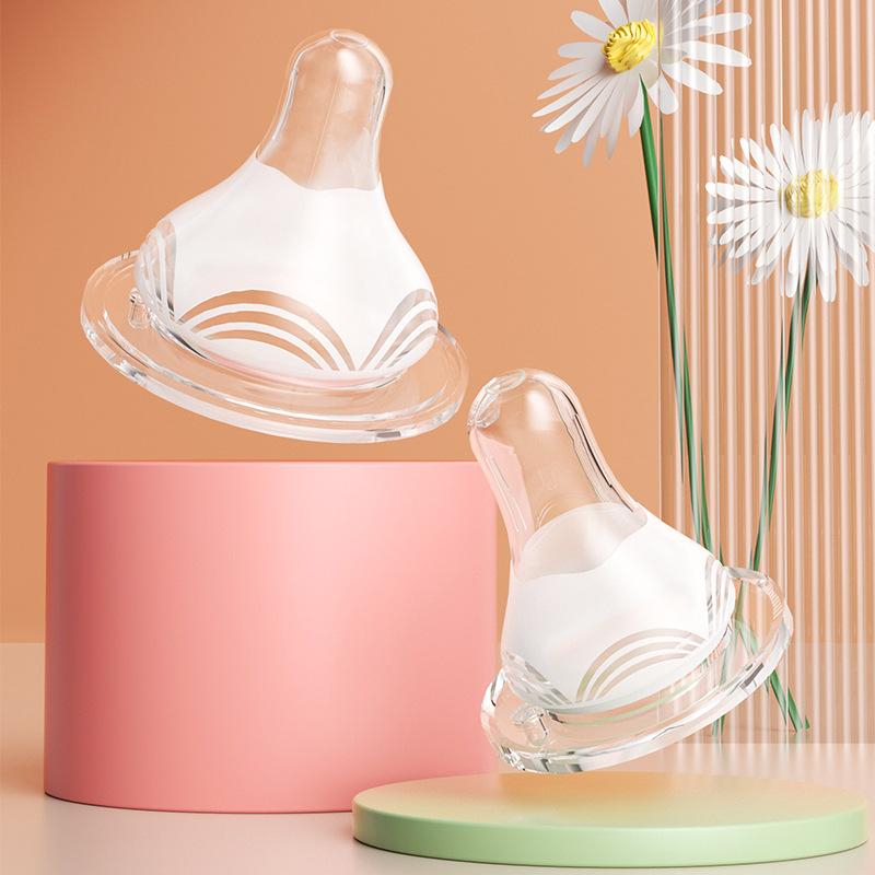 algo source factory baby nipple newborn anti-flatulence breast milk real sense baby standard mouth wide mouth silicone nipple