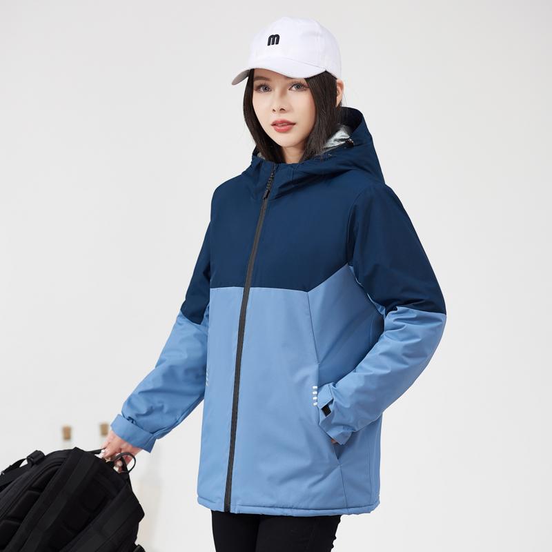 冲锋衣/冲锋衣男连帽户外/滑雪衣/薄款冲锋衣/夹层冲锋衣白底实物图