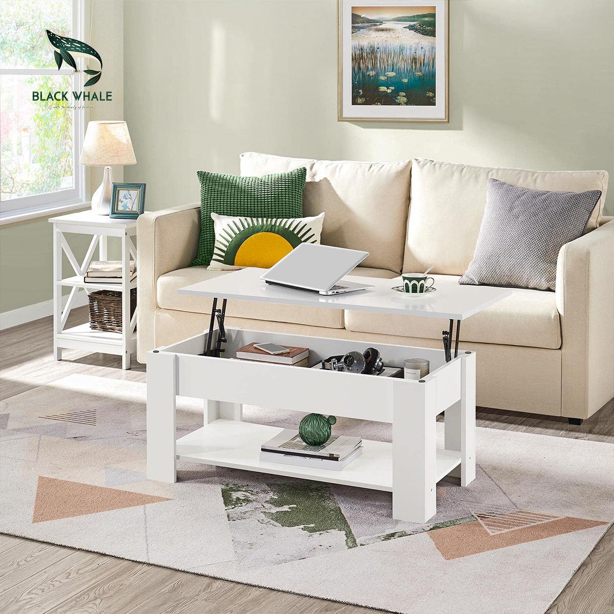 cross-border supply amazon new plate furniture european and american foreign trade living room lifting coffee table factory wholesale coffee table Application Scenario