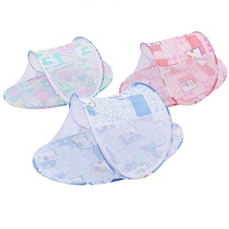 Children's Folding Mosquito Net Baby Installed Mosquito Nets Baby Cartoon Boat Mosquito Net Zipper Mosquito Net