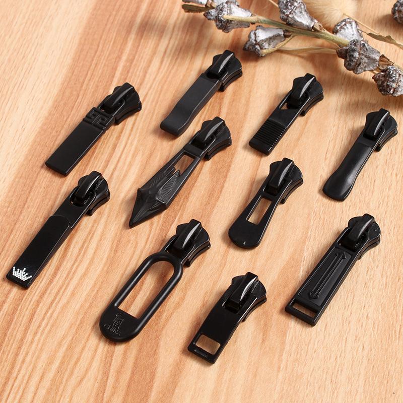 Metal Zipper Head Accessories 3#5#8# Pull Tab Pull Card Zipper Clothing Bag Clothes and Coat Zipper Pull Head full figure