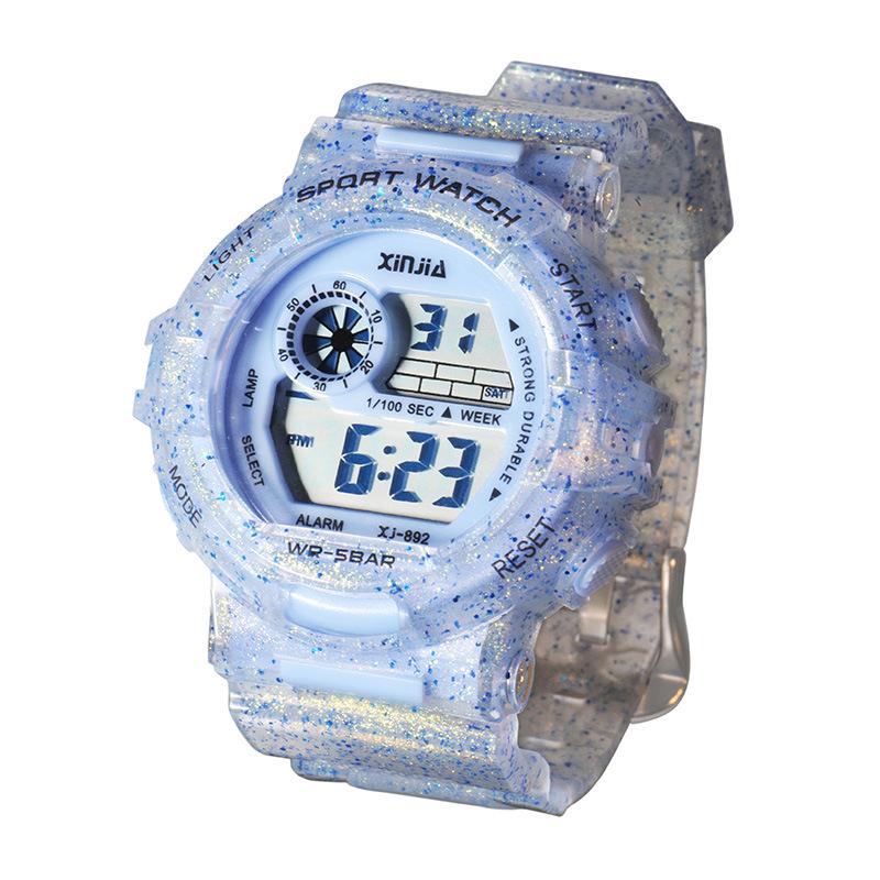 INS Style Fashion New Glow Student Electronic Watch 5ATM Waterproof Sports Outdoor Watch Female Customization details Picture