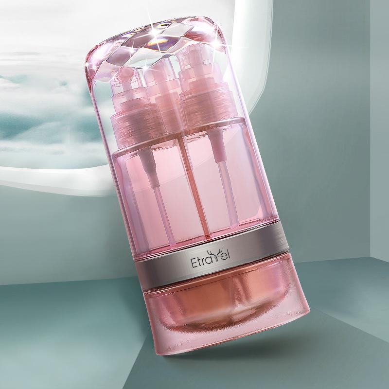 Creative Multifunctional Press Travel Storage Bottle Cosmetic Bottle Face Cream Lotion Wash Storage Bottle Gift full figure