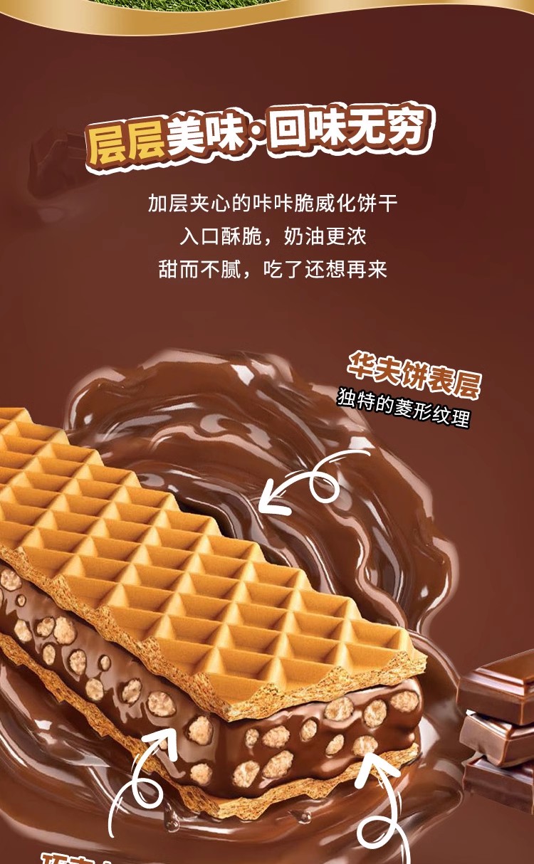 包邮零批！印尼进口Tango探戈咔咔脆威化饼干160g巧克力味夹心零食小吃休闲食品详情7