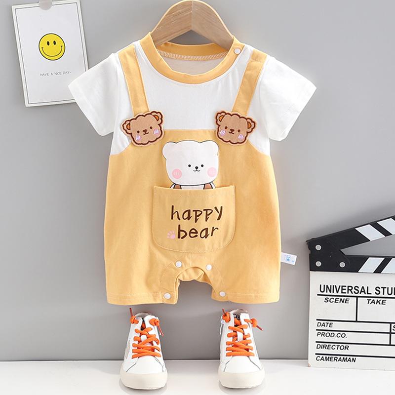 newborn clothes for babies strap summer fashion baby infant rompers romper summer clothes children's wear manufacturer