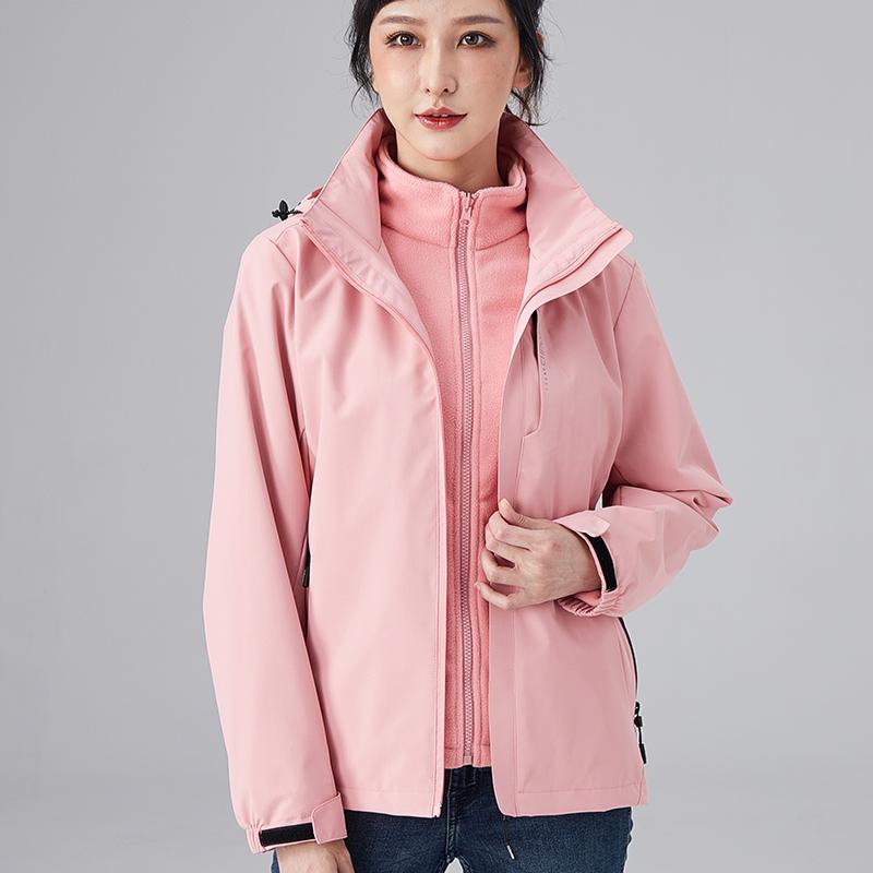 冲锋衣/登山服男宽松户外/防风衣女/户外登山服/冲锋衣男连帽户外细节图