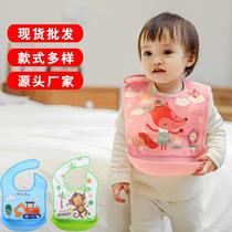 in stock baby eating bib waterproof disposable feeding bib baby children bib eva saliva towel kids bib