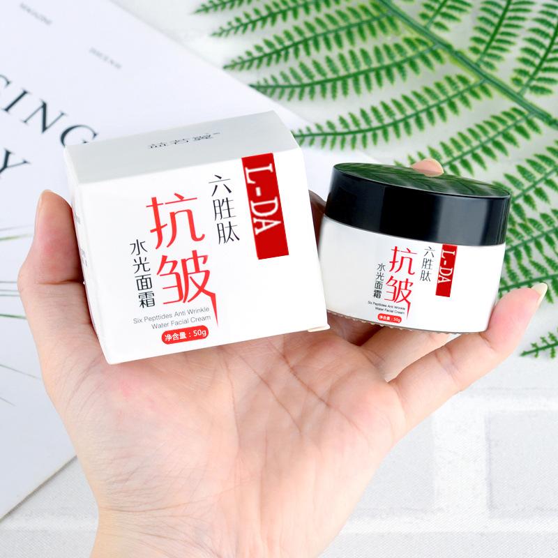 l-da hexapeptide anti-wrinkle face cream moisturizing facial care genuine goods cream skin care products wholesale 50g full figure