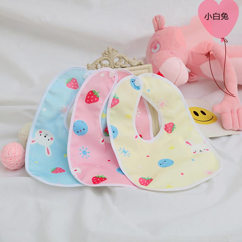 baby crystal velvet bib baby waterproof saliva towel cartoon bib waterproof children's supermarket crystal super soft