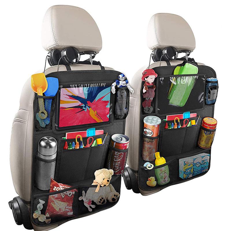 cross-border 600d oxford cloth automobile storage bag car seat back shopping bags storage bag car seat organizer
