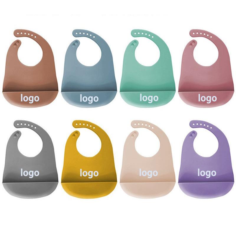 Silicone Bib Bib Baby Food Pinny Baby Waterproof Bib Super Soft Silicone Bib Suit Saliva Towel