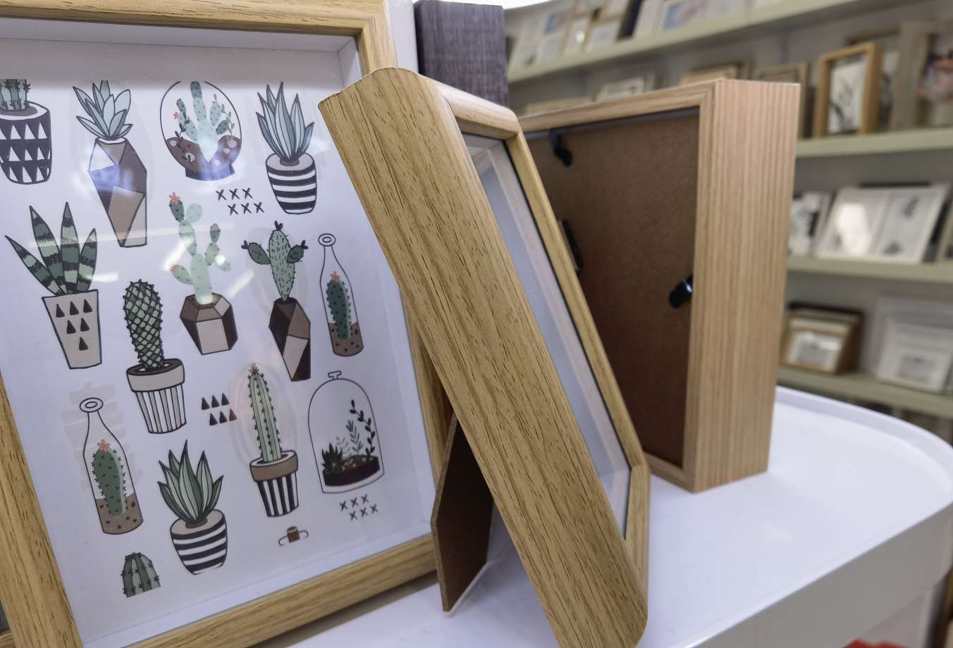 创意DIY木质家饰相框装饰框架 适用于画框摆台展示 简约时尚照片框架 详情图4