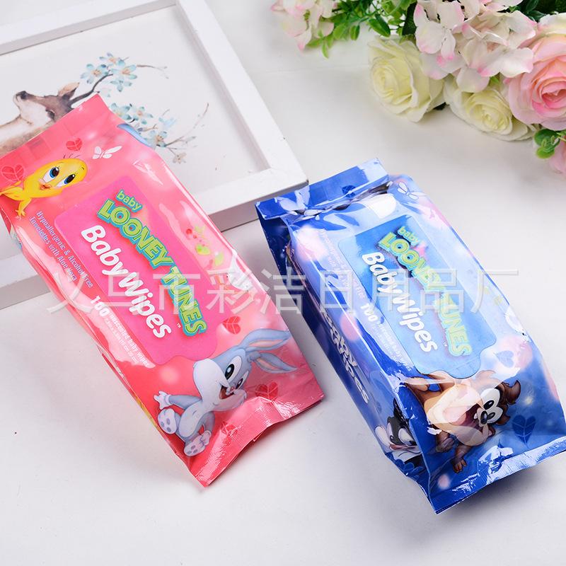 Wholesale Baby Wipes Disposable Baby Wipes Baby Hand and Mouth Wipes Baby Wet Wipes with Lid 100 Pieces