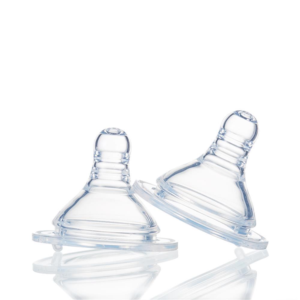 Baby Products Nipple Baby Standard Caliber Cross Hole Wide Mouth Soft Silicone Nipple Wholesale