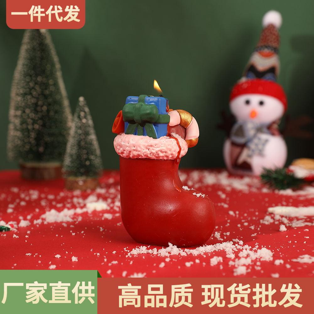 christmas aromatherapy candle wholesale christmas boots gift birthday candle creative fragrance fragrance christmas candle