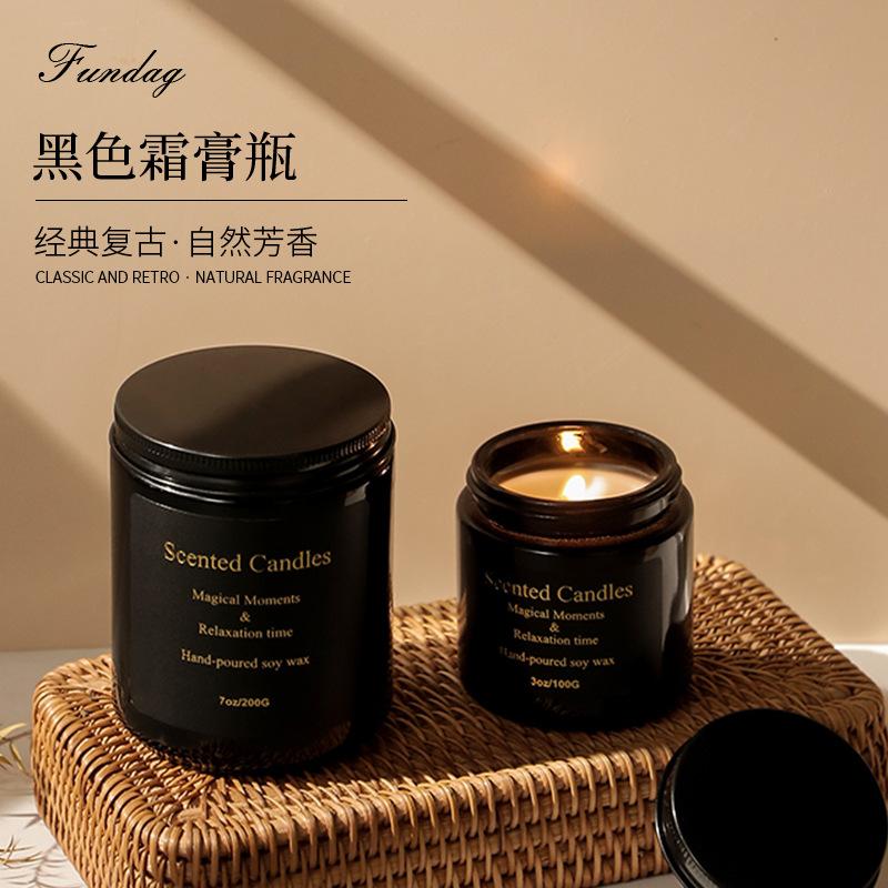 Smokeless Aromatherapy Candle Wholesale Fragrance Candle Handmade Creative Bedroom Decoration Cross-Border Fragrance Aromatherapy Candle Cup