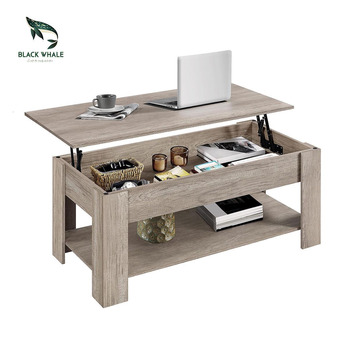 cross-border supply amazon new plate furniture european and american foreign trade living room lifting coffee table factory wholesale coffee table full figure