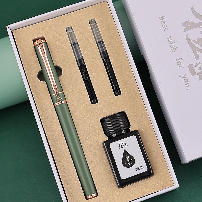 wholesale office calligraphy signature roche pen ink ink sac dual-use gift suit student calligraphy hard-tipped pen