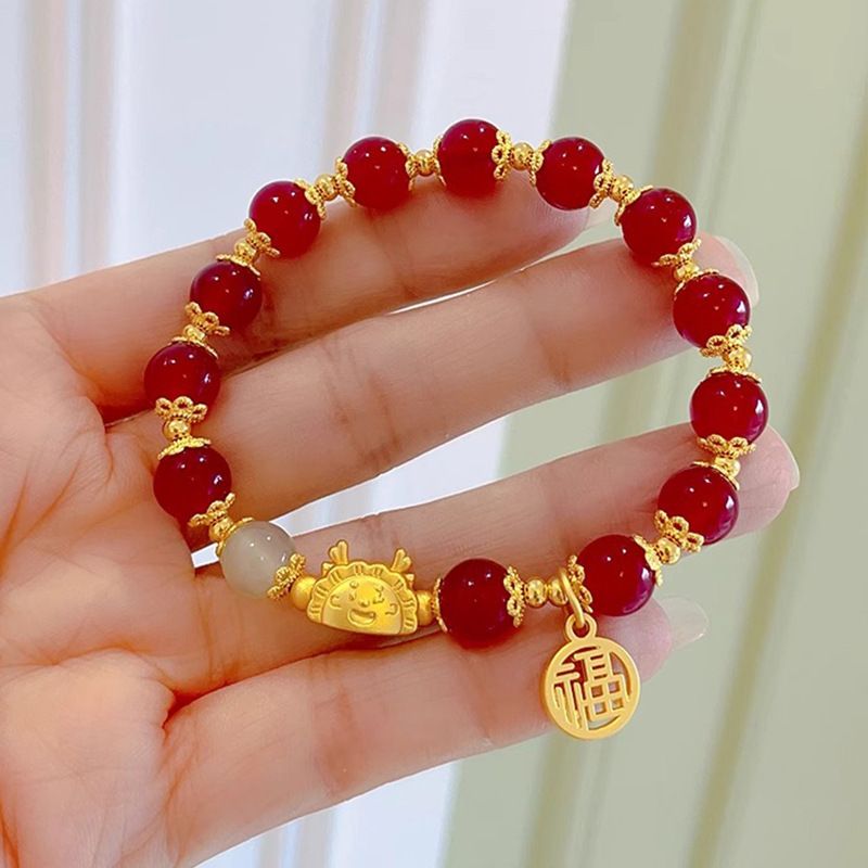 水晶手链饰品 弹簧手链设计 独特手饰 水晶手串饰品 手链饰品精选白底实物图