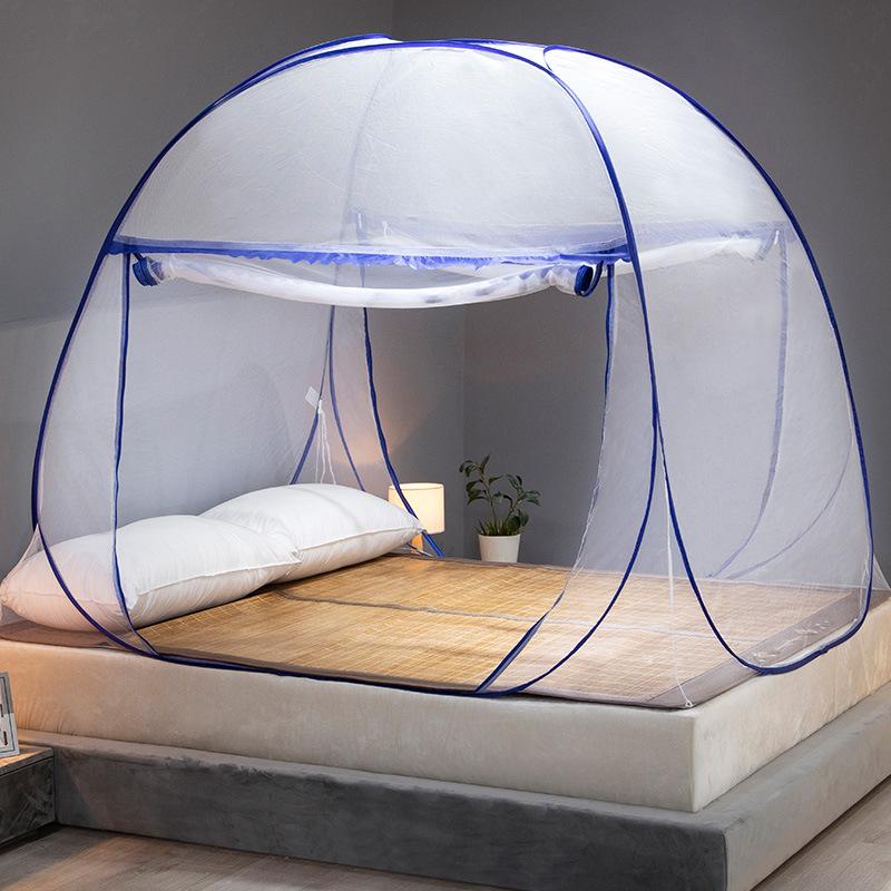 Mosquito Net Cross-Border Supply Yurt Mosquito Nets Installation-Free student Double Door Large Space Foreign Trade Mosquito Net