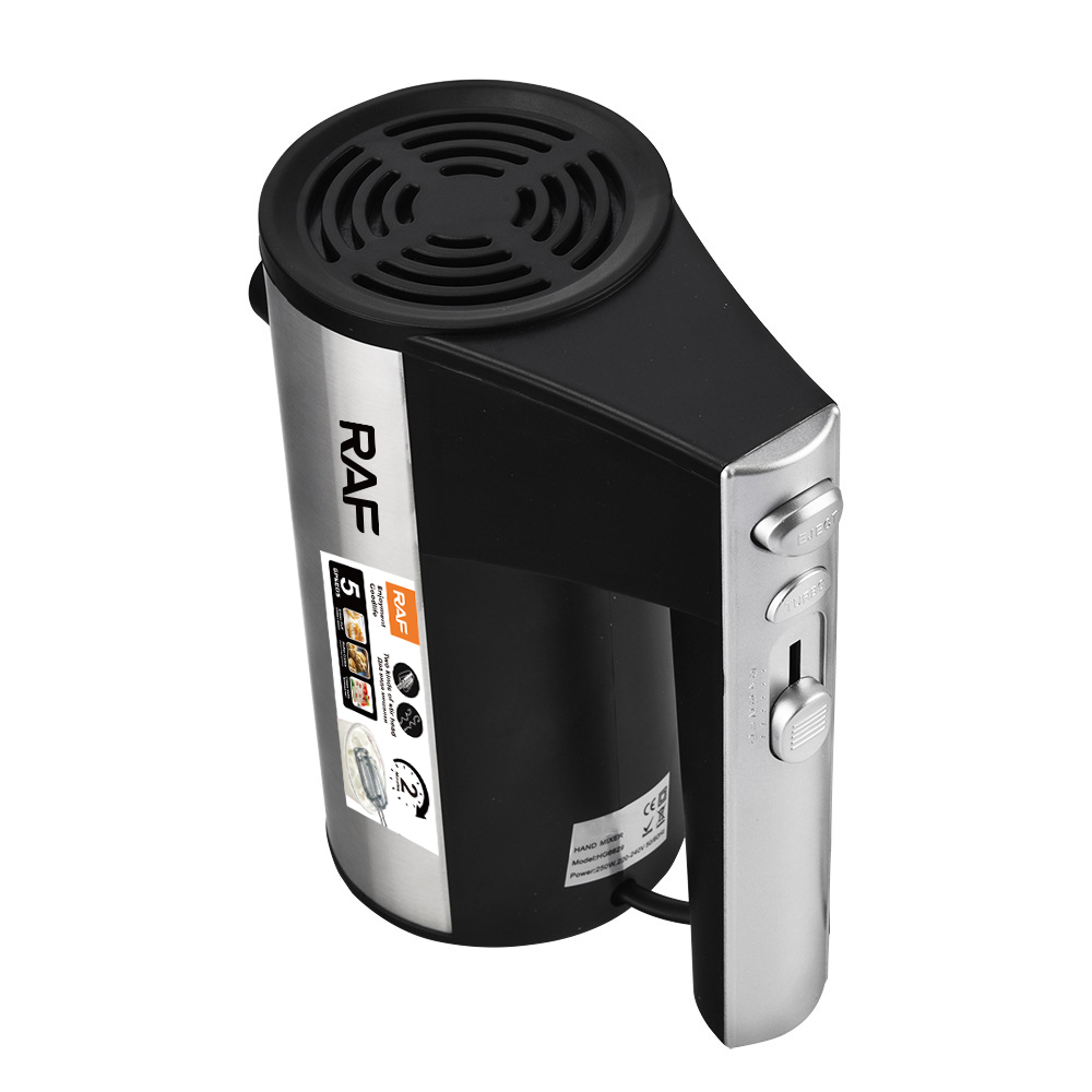 European and American standard 7-speed electric egg beater, household handheld high-power egg beater and dough baking mixer pic 11