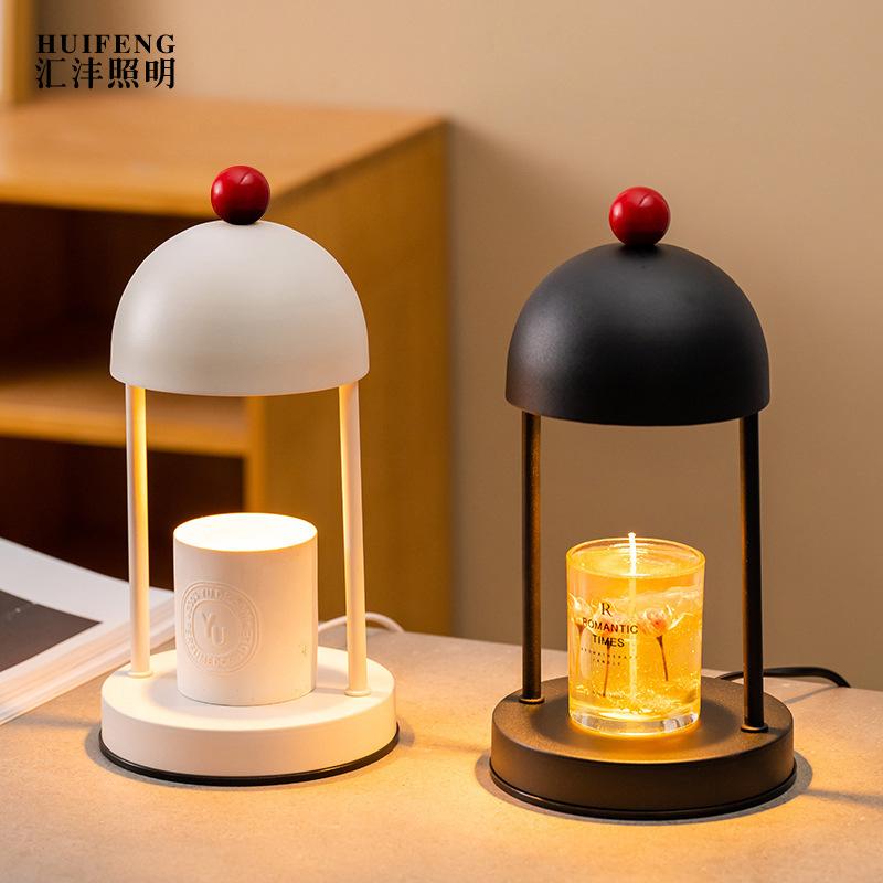 modern minimalist fragrance lamp classic retro wax melting lamp household bedroom small night lamp iron romantic fragrance candle melting lamp