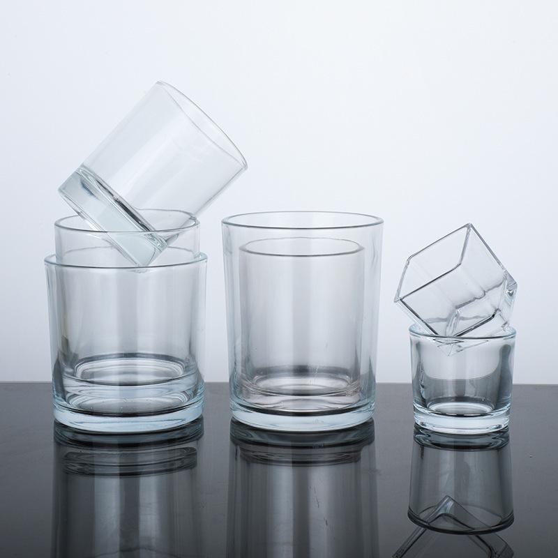 wholesale glass candle cup aromatherapy candlestick cup bedroom diy homemade aromatherapy glass cup with lid fragrance cup
