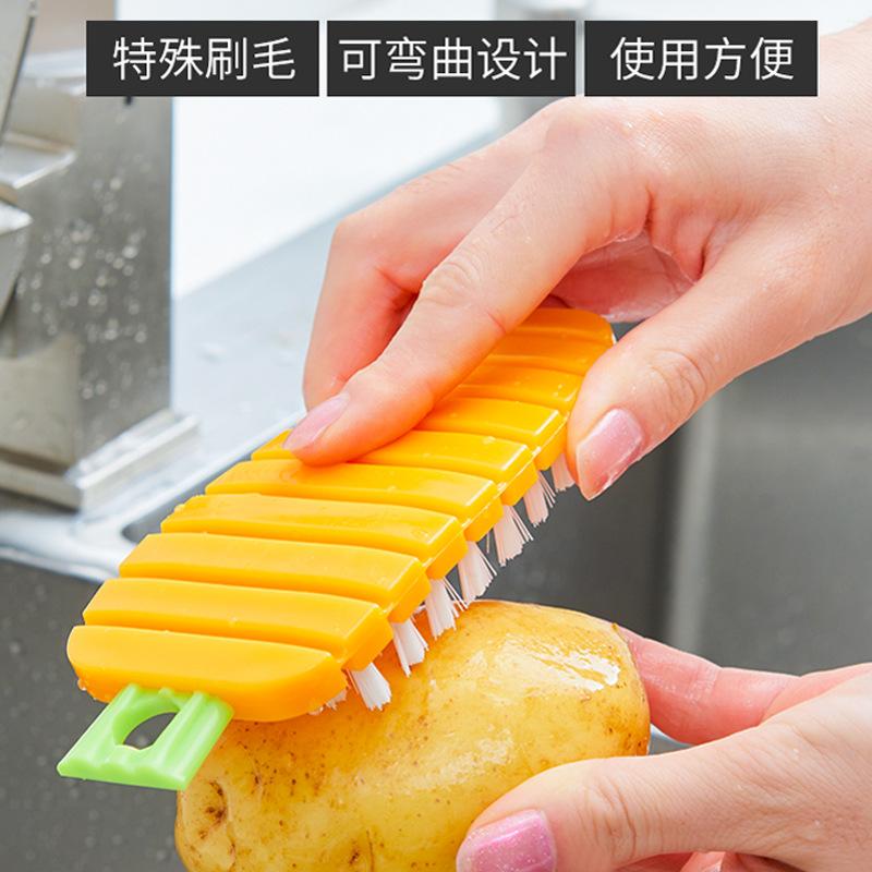 Fruit and Vegetable Cleaning Brush Cleaning Vegetable Kitchen Fruit Multi-Function Fruit and Vegetable Brush Hanging Cleaning Supplies Vegetable Washing Brush