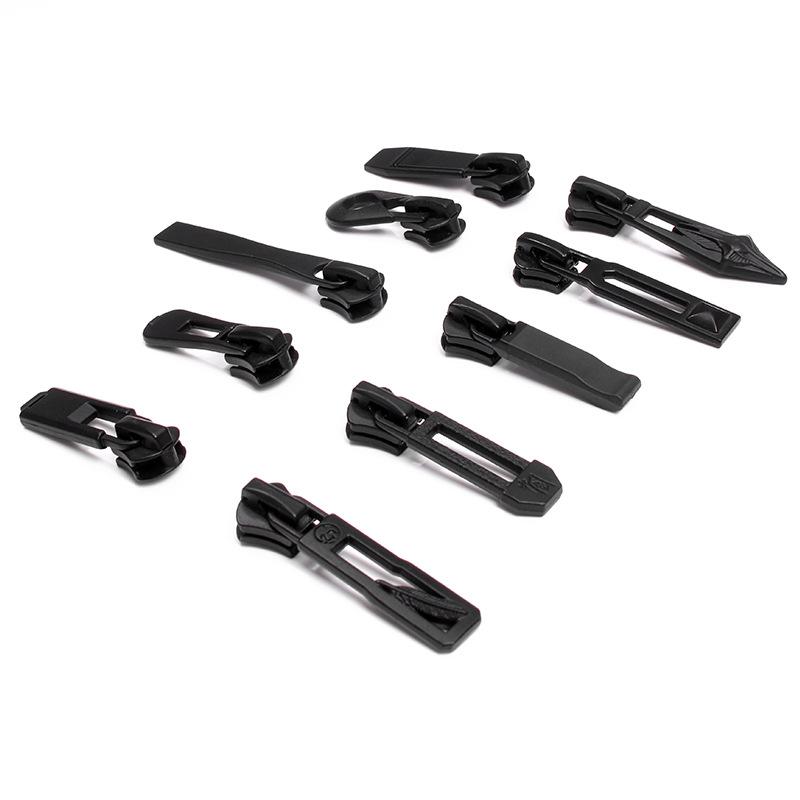 Metal Zipper Head Accessories 3#5#8# Pull Tab Pull Card Zipper Clothing Bag Clothes and Coat Zipper Pull Head Specification drawing