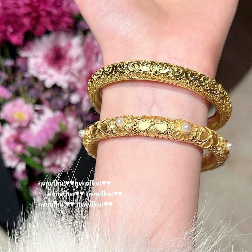 woven carved gold daisy pearl bracelet antique 18k gold plating honeycomb flower tassel earrings