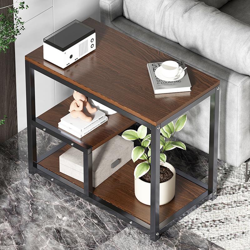coffee table sofa light luxury side table side cabinet creative small square table simple shelf bedroom small apartment bedside small table