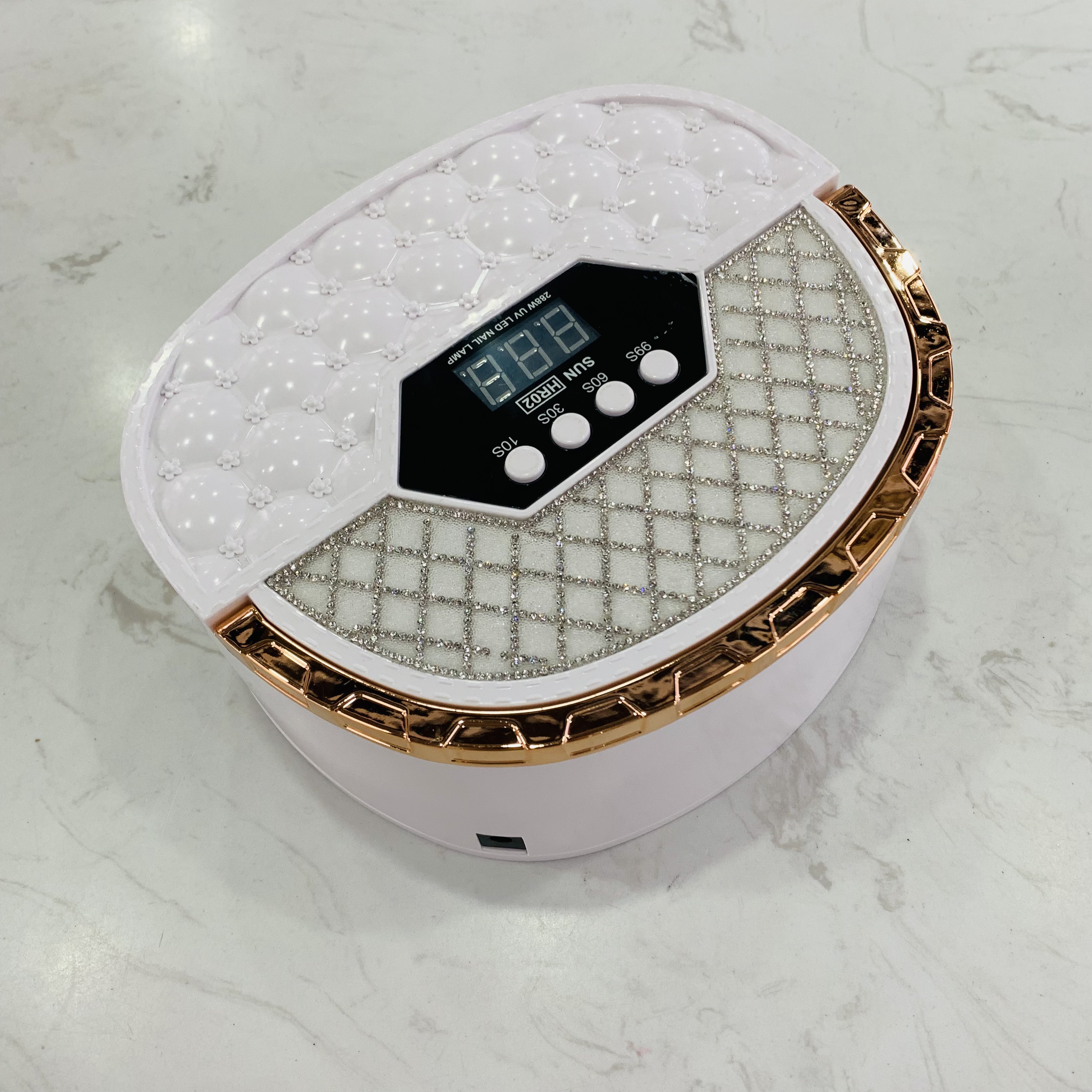 The new 288W portable hand-held nail lamp, high-power nail baking lamp and therapy lamp with intelligent sensing Specification drawing