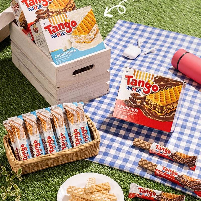 包邮零批！印尼进口Tango探戈咔咔脆威化饼干160g巧克力味夹心零食小吃休闲食品详情图2