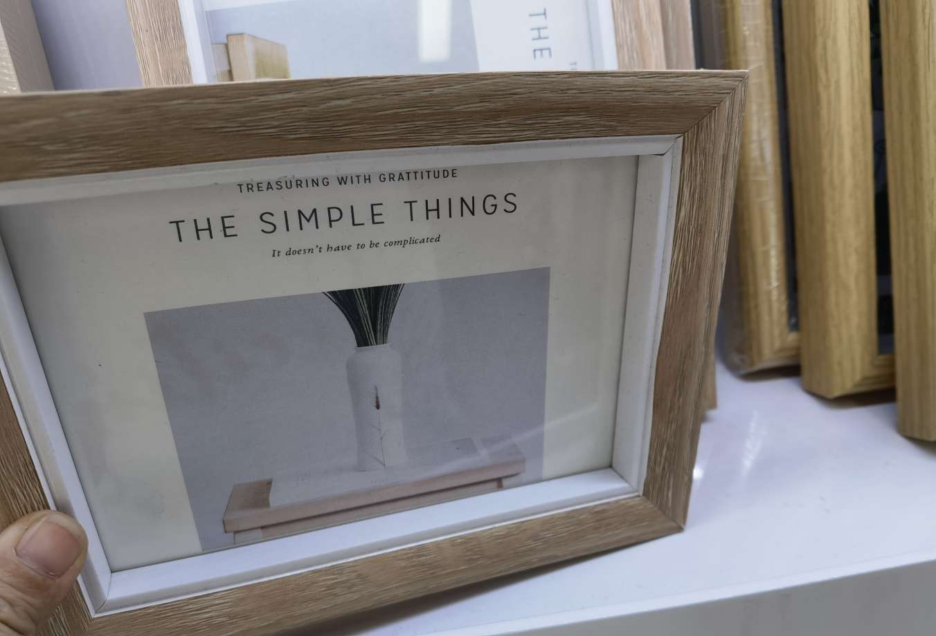 6寸木纹色相框DIY相框详情图3