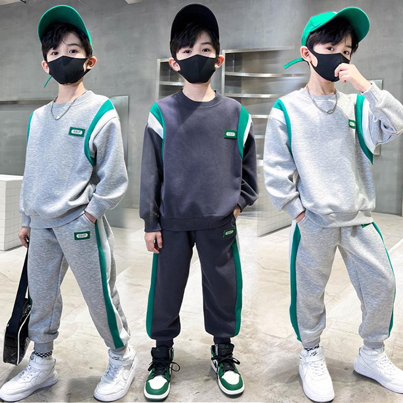 new boys' suit spring and autumn clothes children's handsome fashion clothes fashion baby autumn online red western style sweater
