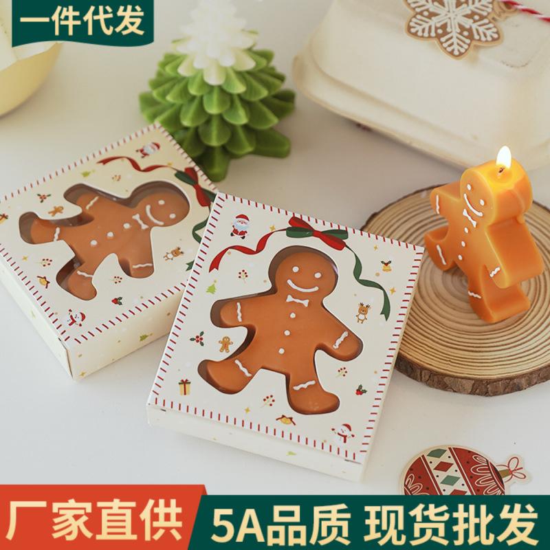 gingerbread man christmas aromatherapy candle gift candle fragrance modeling wax christmas gift fragrance candle