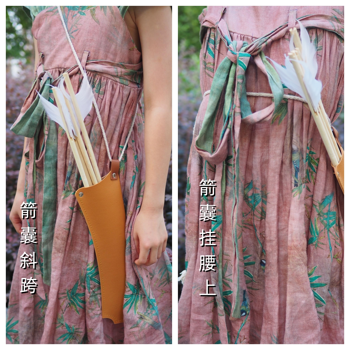 Children's toy bow and arrow 80cm, traditional Chinese style bow, recurve bow, archery toy, cosplay bow and arrow Application Scenario