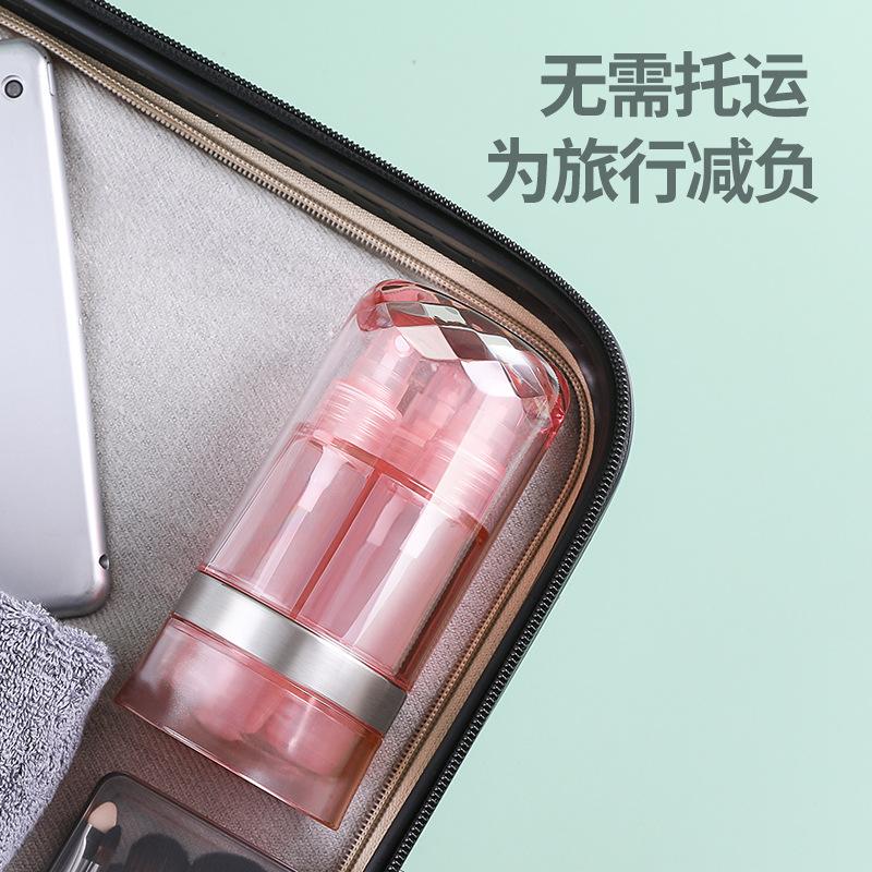 Creative Multifunctional Press Travel Storage Bottle Cosmetic Bottle Face Cream Lotion Wash Storage Bottle Gift Specification drawing