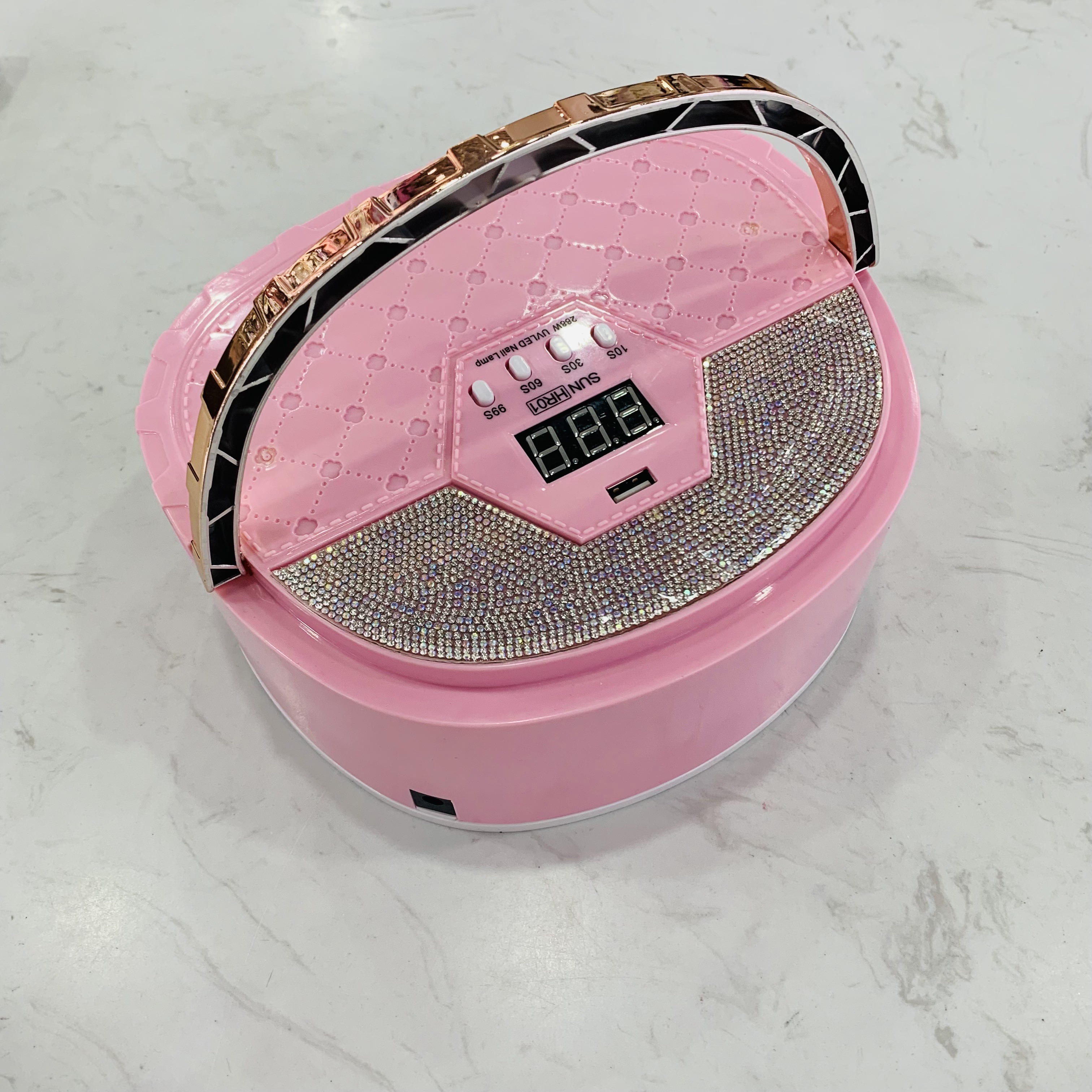 New 288W high-power nail art lamp, nail baking lamp, therapy lamp, and portable hand-held lamp with small lamp Specification drawing