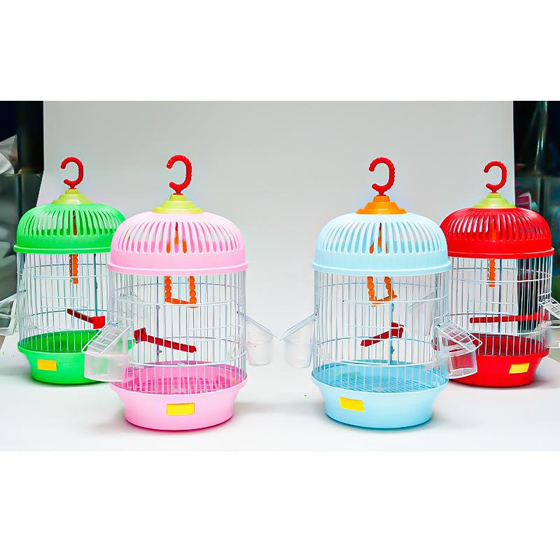 Factory Wholesale Plastic Dome Bird Cage Small Bird Cage Parrot Cage Modeling Cage Ornamental Cage Small Bird Cage Ornamental Cage