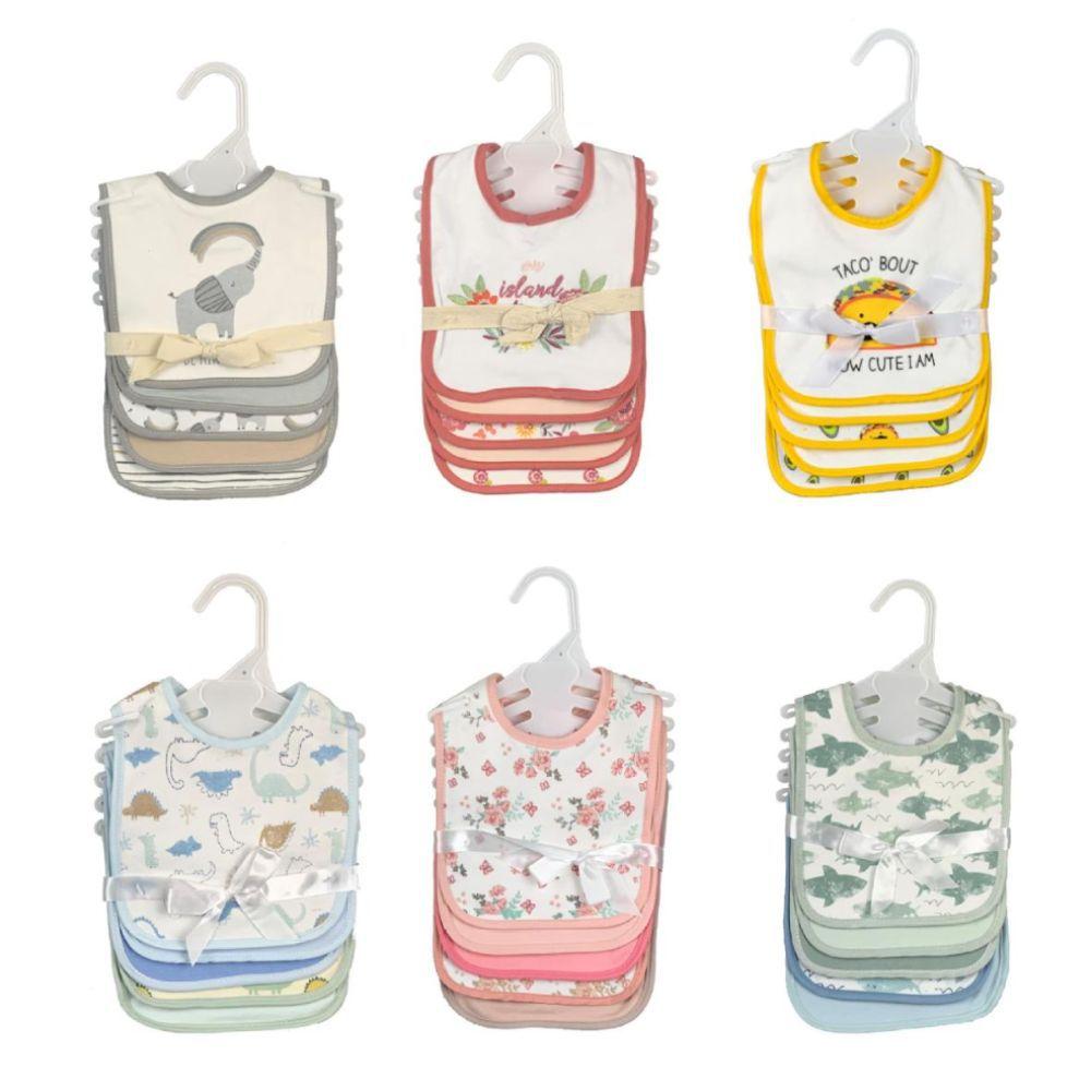 baby's rectangular bib eating bib bib bib bib men's and women's bib 5-piece cartoon comfortable and soft