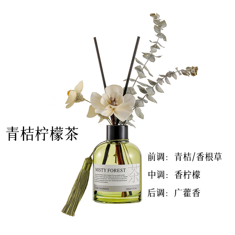 东方茶香干花香薰家用香薰花艺 香薰精油持久白茶栀子花无火香薰香薰产品图