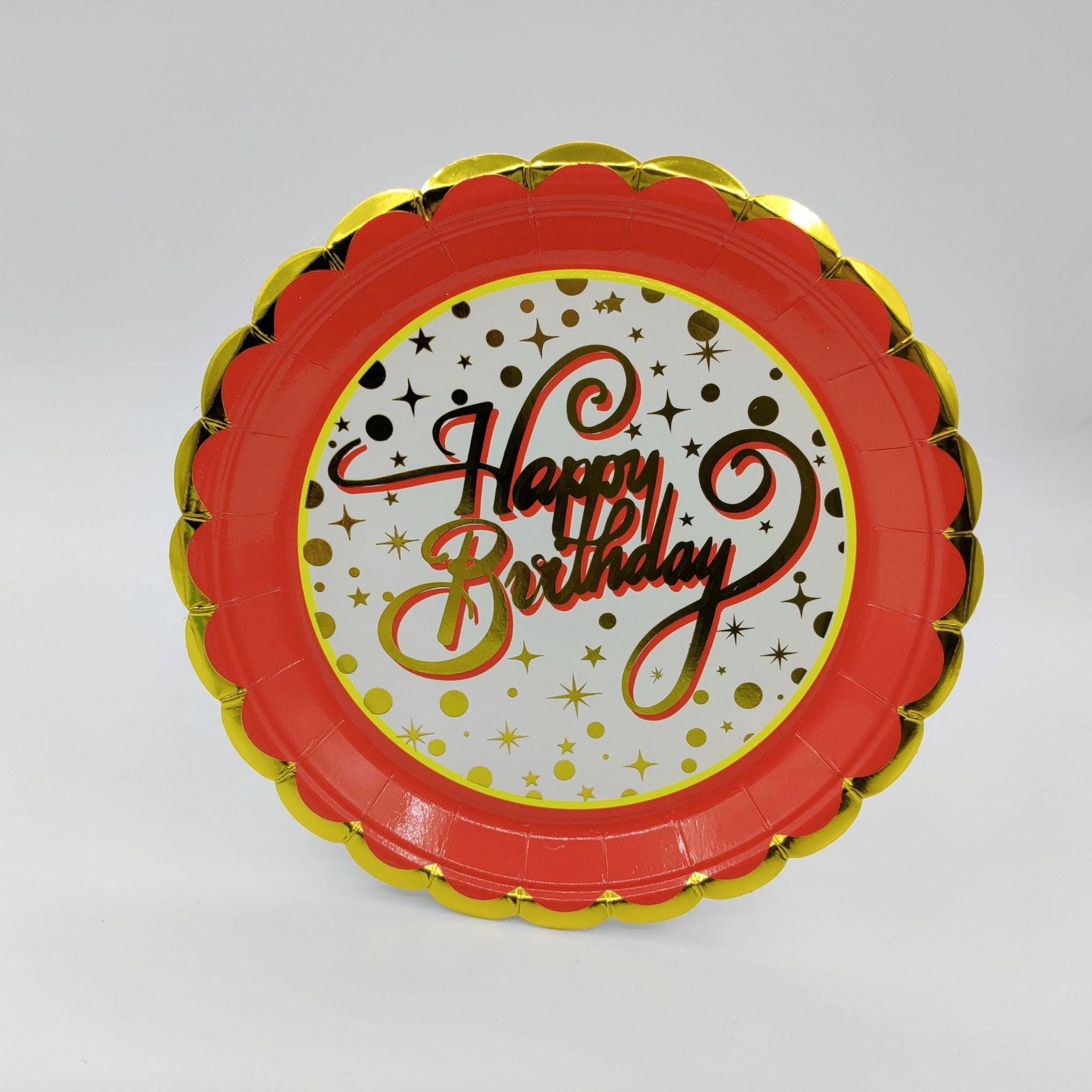 new bronzing disposable color lace paper cup paper pallet tray paper plate