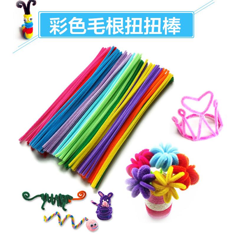 macaron color twisted stick super dense wholesale handicraft diy material color kindergarten creative children's educational toys