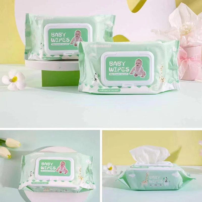 wholesale to clean a table non-woven moist towelette wet tissue large bag 80 pieces cleaning wet tissue department store wet tissue